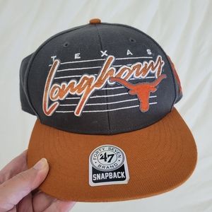 Texas Longhorn hat orange gray white
